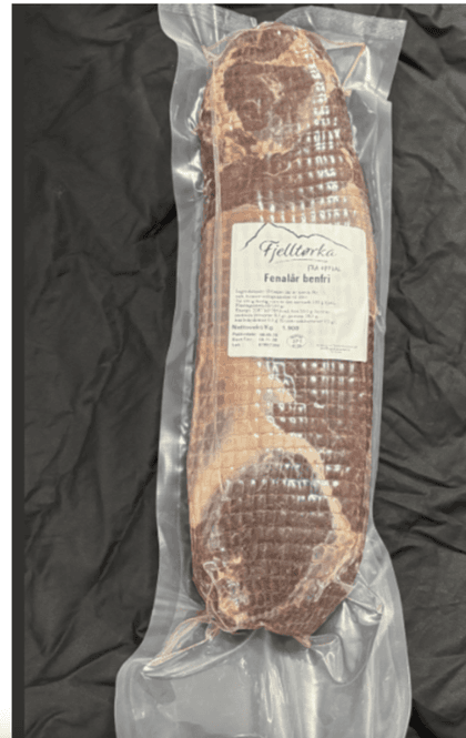 Hovedbilde Fjelltørka fenalår benfri, ca 1,901 kg - 2,0 kg